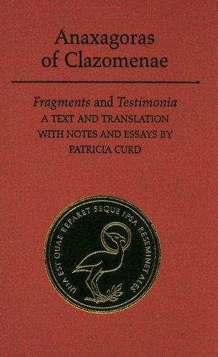 Couverture : Anaxagoras of Clazomenae