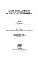 Couverture : Ceramic matrix composites