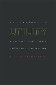 Couverture : The tyranny of utility
