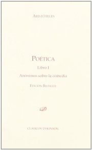 Couverture : Poética. Libro I. Anónimos sobre la comedia.