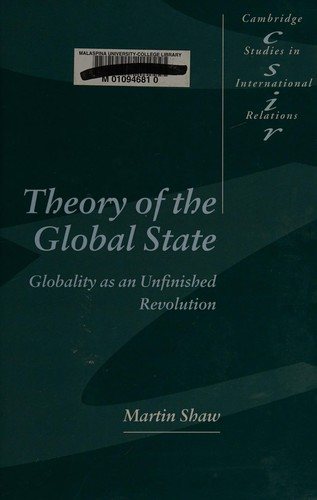 Couverture : Theory of the global state