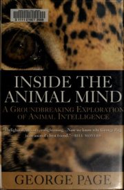 Couverture : Inside the animal mind