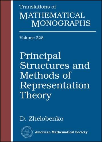 Couverture : Principal structures and methods of representation theory