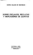 Couverture : Sobre esclavos, reclutas y mercaderes de quintos