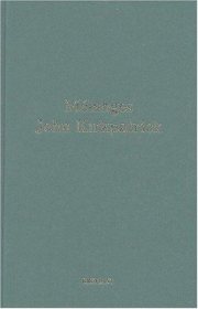Couverture : Mélanges John Kirkpatrick.