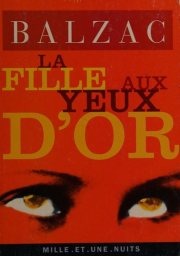 Couverture : La fille aux yeux d'or