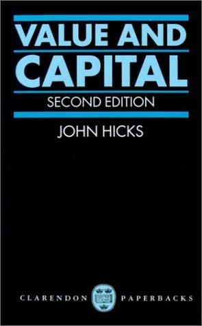 Couverture : Value and Capital