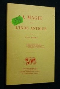 Couverture : La magie dans l'Inde antique