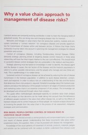 Couverture : A Value Chain Approach to Animal Diseases Risk Management