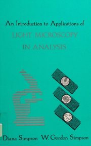 Couverture : An Introduction to Applications of Light Microscopy in Analysis