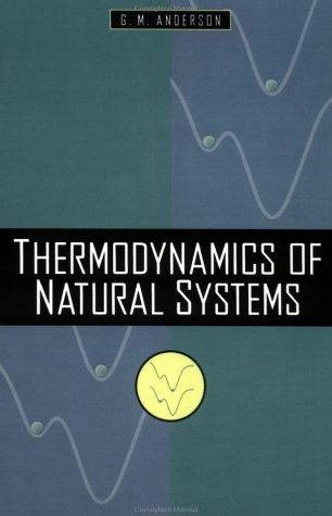 Couverture : Thermodynamics of natural systems