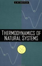Couverture : Thermodynamics of natural systems