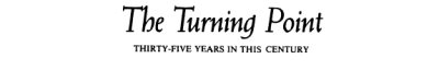 Couverture : The turning point