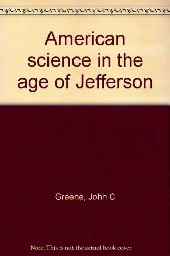 Couverture : American science in the age of Jefferson