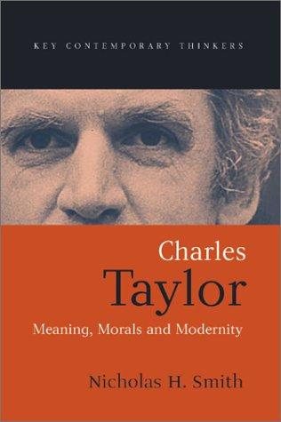 Couverture : Charles Taylor