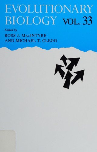 Couverture : Evolutionary biology.