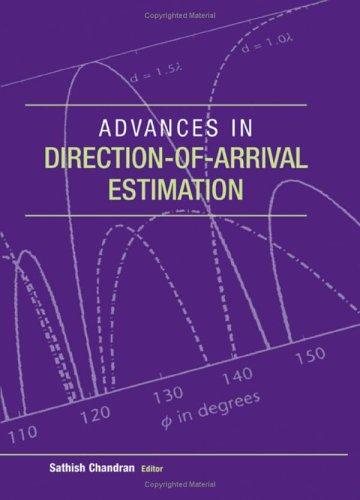 Couverture : Advances in direction-of-arrival estimation