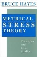 Couverture : Metrical stress theory