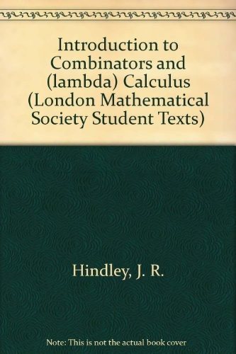 Couverture : Introduction to combinators and [lambda]-calculus