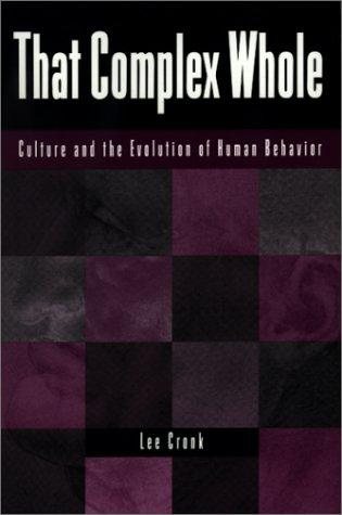 Couverture : That complex whole