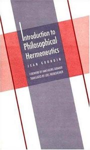 Couverture : Introduction to philosophical hermeneutics