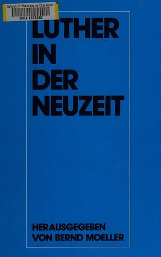 Couverture : Luther in der Neuzeit