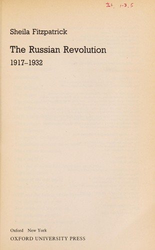 Couverture : The Russian Revolution