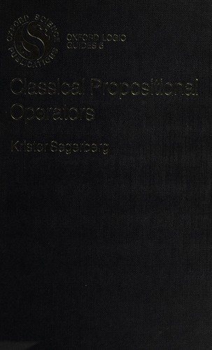 Couverture : Classical propositional operators