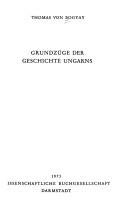 Couverture : Grundzüge der Geschichte Ungarns