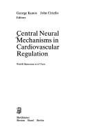 Couverture : Central neural mechanisms in cardiovascular regulation