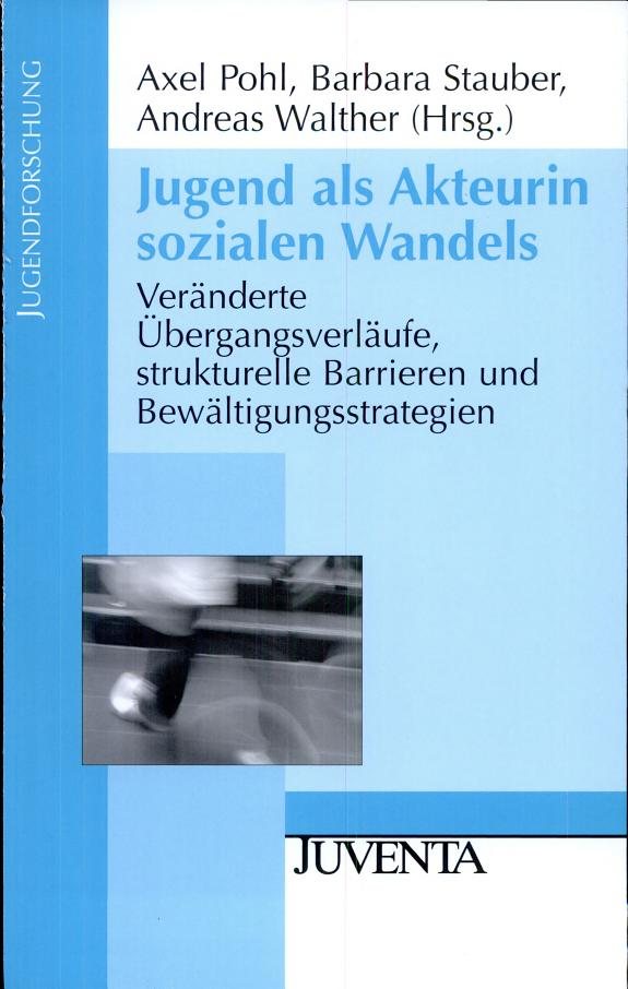 Couverture : Jugend als Akteurin sozialen Wandels