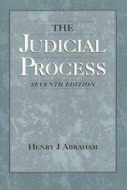 Couverture : The judicial process