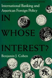 Couverture : In whose interest?