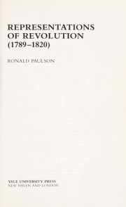 Couverture : Representations of revolution, 1789-1820