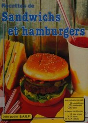 Couverture : Recettes de sandwichs et hamburgers