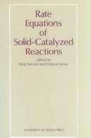Couverture : Rate equations of solid-catalyzed reactions