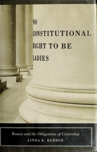Couverture : No constitutional right to be ladies