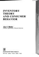 Couverture : Inventory theory and consumer behavior