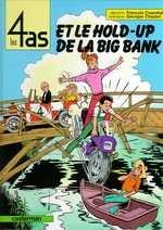 Couverture : Les 4 as et le hold-up de la big bank