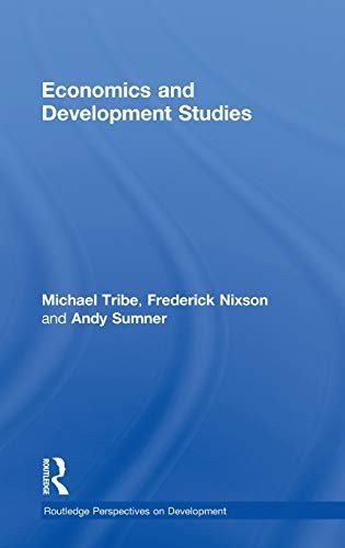 Couverture : Economics and development studies