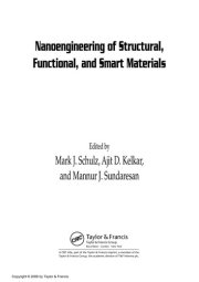 Couverture : Nanoengineering of structural, functional, and smart materials
