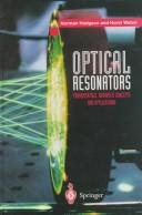 Couverture : Optical resonators