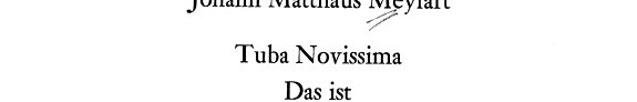 Couverture : Tuba novissima