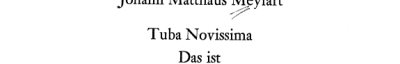 Couverture : Tuba novissima