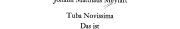 Couverture : Tuba novissima