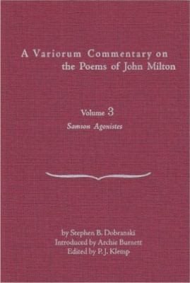 Couverture : A Variorum Commentary On The Poems Of John Milton