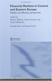 Couverture : Financial markets in Central and Eastern Europe