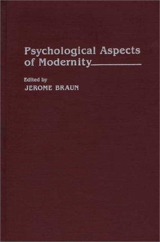 Couverture : Psychological aspects of modernity