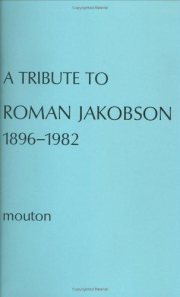 Couverture : A Tribute to Roman Jakobson, 1896-1982.