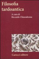 Couverture : Filosofia tardoantica : storia e problemi